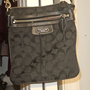 Vintage black coach crossbody